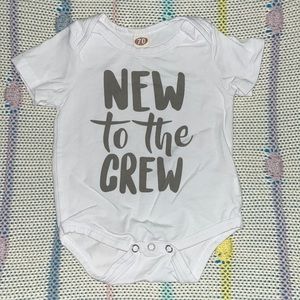 New To The Crew Onesie